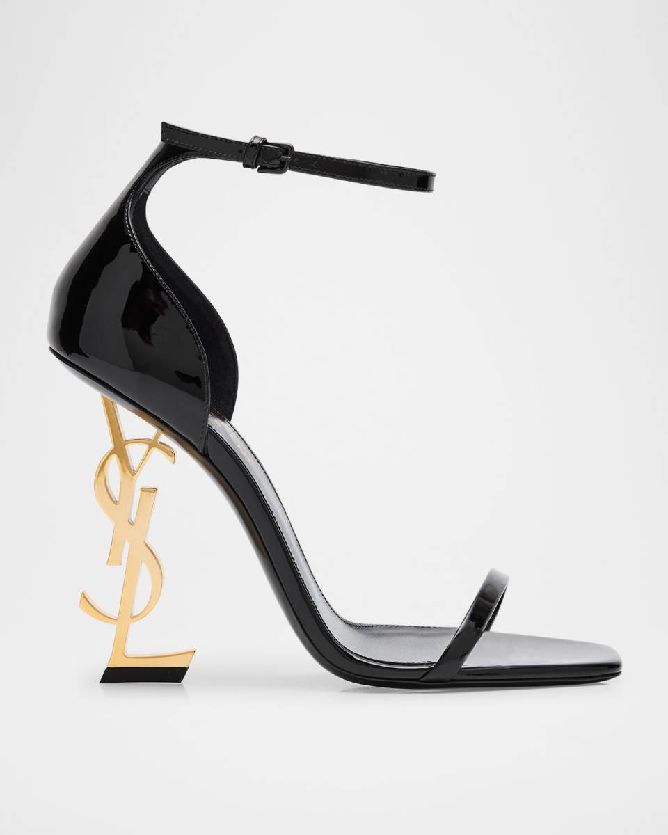 Opyum Patent YSL Ankle-Strap Sandals